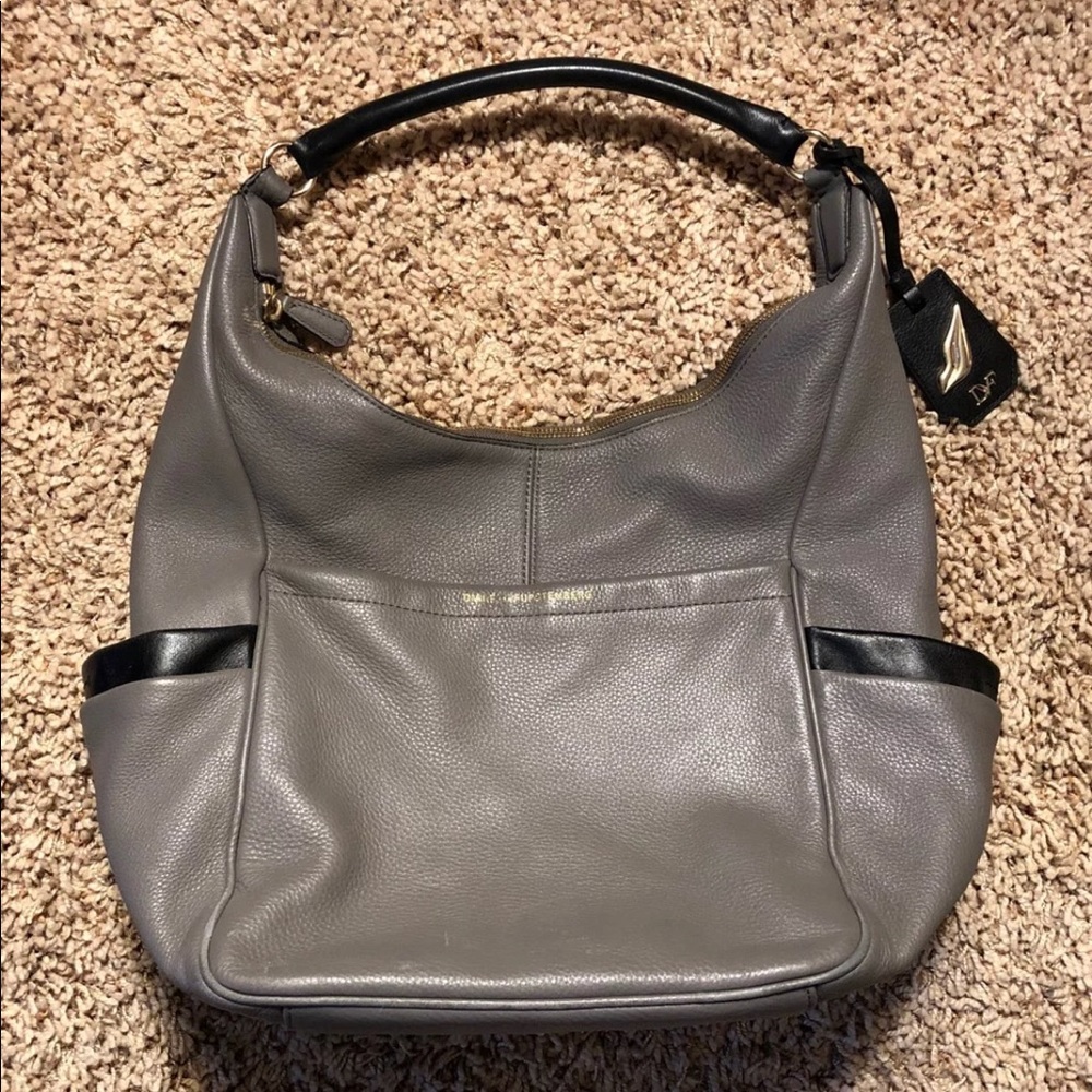 Diane von Furstenberg Franco hobo Dark Grey